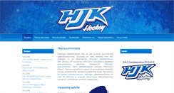 Desktop Screenshot of helsinginjaakiekkoklubi-hjk.fi